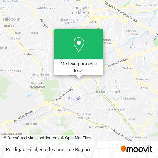 Perdigão, Filial mapa