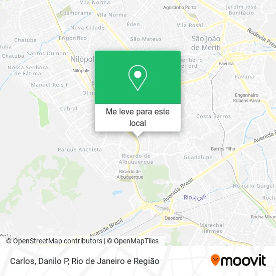 Carlos, Danilo P mapa