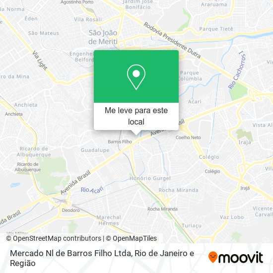 Mercado Nl de Barros Filho Ltda mapa