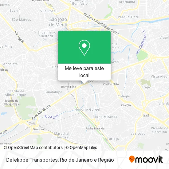 Defelippe Transportes mapa