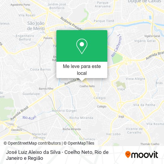 José Luiz Aleixo da Silva - Coelho Neto mapa