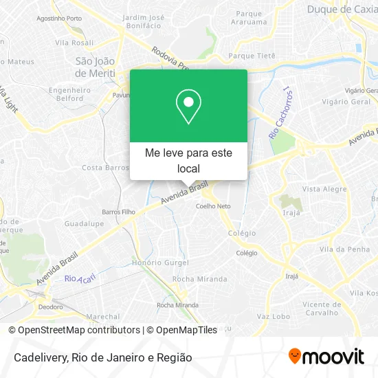 Cadelivery mapa
