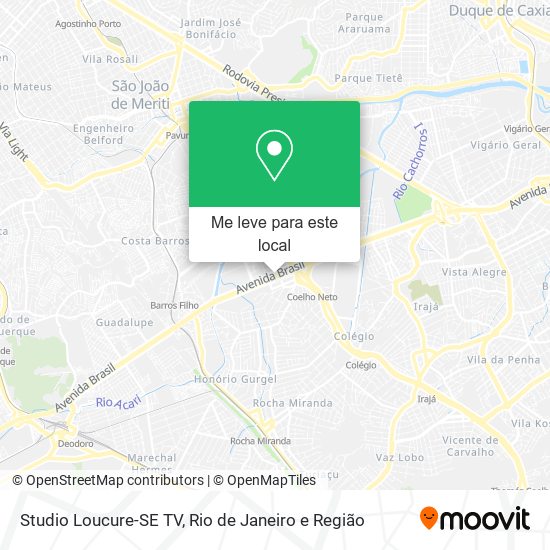 Studio Loucure-SE TV mapa