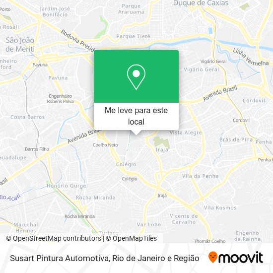 Susart Pintura Automotiva mapa