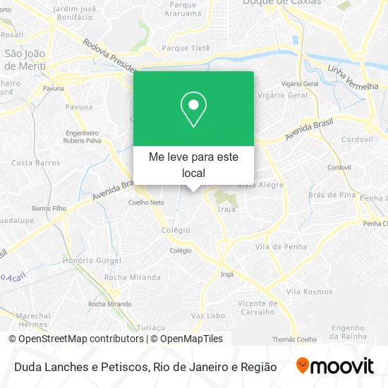 Duda Lanches e Petiscos mapa
