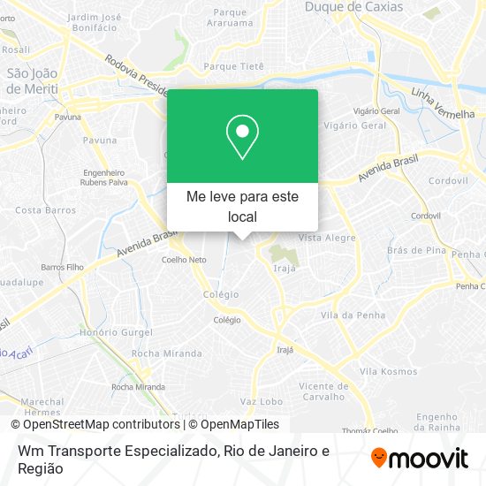 Wm Transporte Especializado mapa