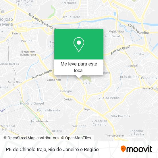 PE de Chinelo Iraja mapa