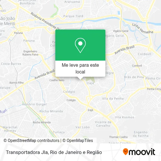Transportadora Jla mapa