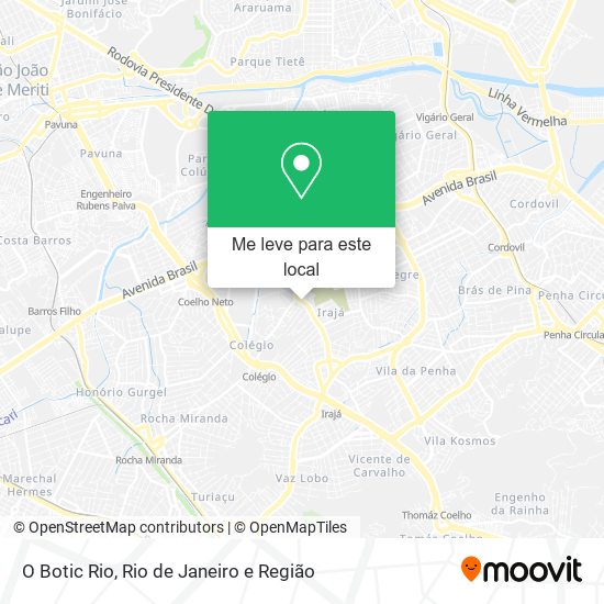 O Botic Rio mapa