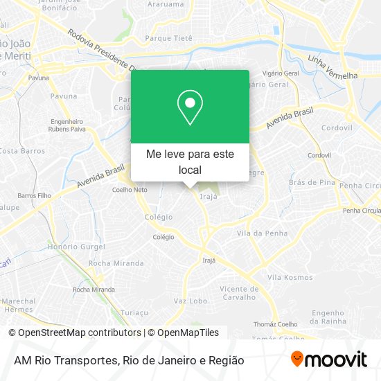 AM Rio Transportes mapa