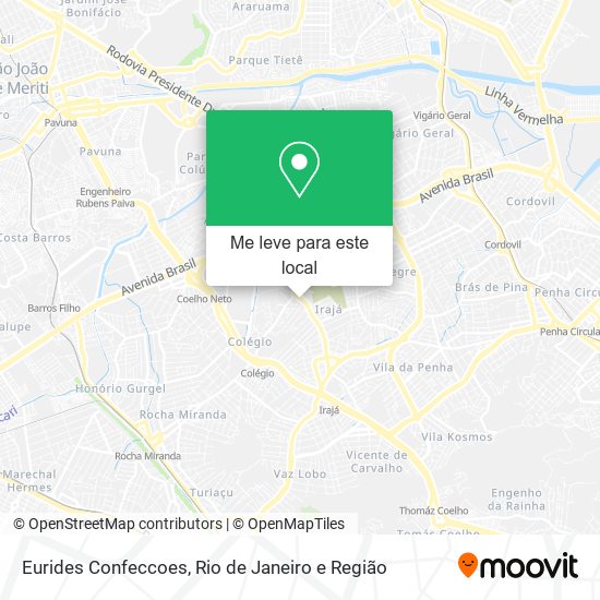 Eurides Confeccoes mapa