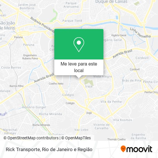 Rick Transporte mapa