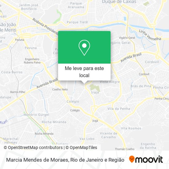 Marcia Mendes de Moraes mapa