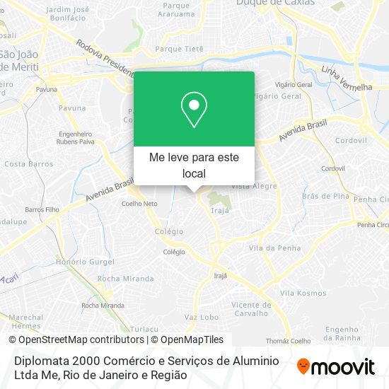 Diplomata 2000 Comércio e Serviços de Aluminio Ltda Me mapa