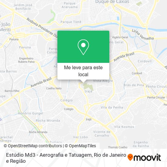 Estúdio Md3 - Aerografia e Tatuagem mapa