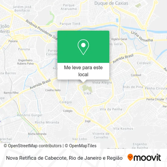 Nova Retifica de Cabecote mapa