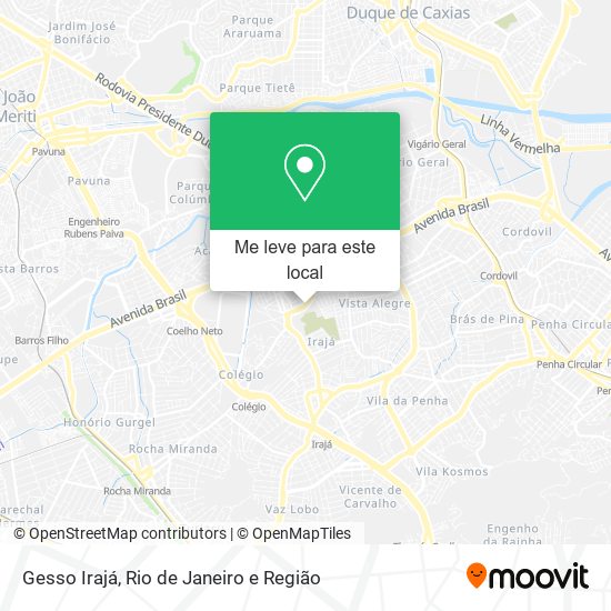 Gesso Irajá mapa