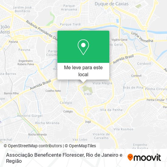 Associação Beneficente Florescer mapa