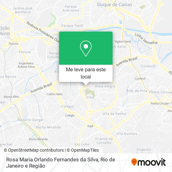 Rosa Maria Orlando Fernandes da Silva mapa