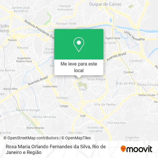 Rosa Maria Orlando Fernandes da Silva mapa