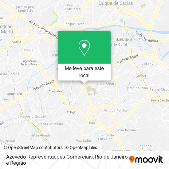 Azevedo Representacoes Comerciais mapa