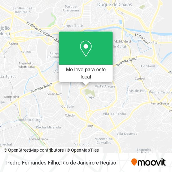 Pedro Fernandes Filho mapa
