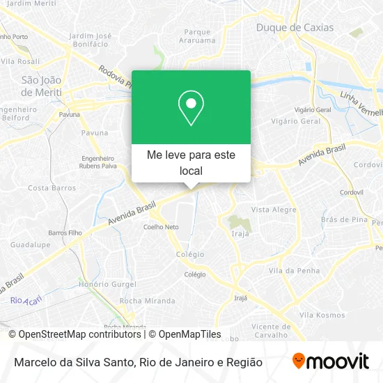 Marcelo da Silva Santo mapa