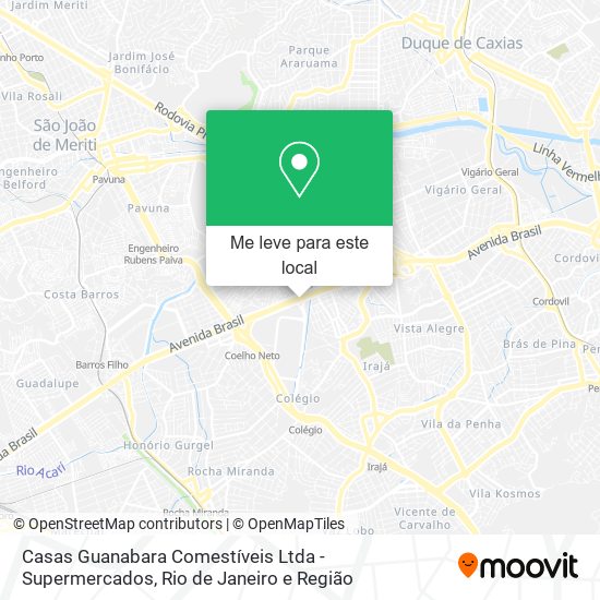 Casas Guanabara Comestíveis Ltda - Supermercados mapa