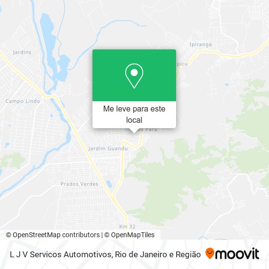 L J V Servicos Automotivos mapa