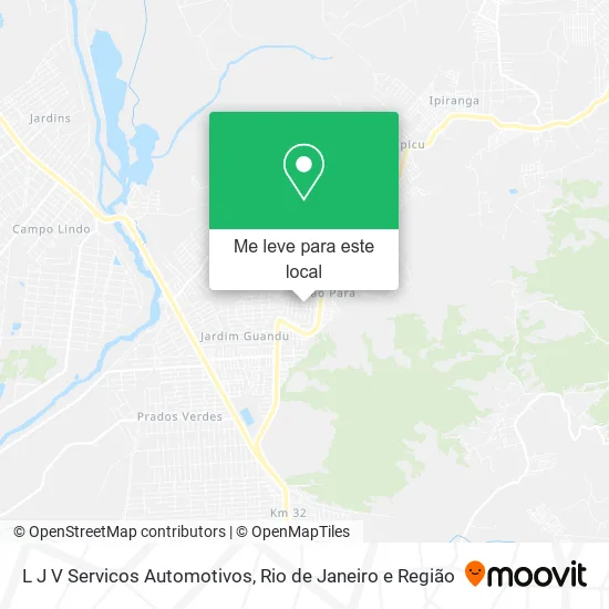 L J V Servicos Automotivos mapa