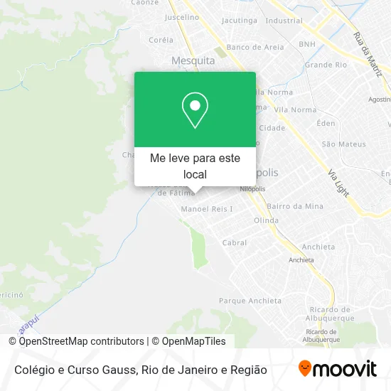 Colégio e Curso Gauss mapa