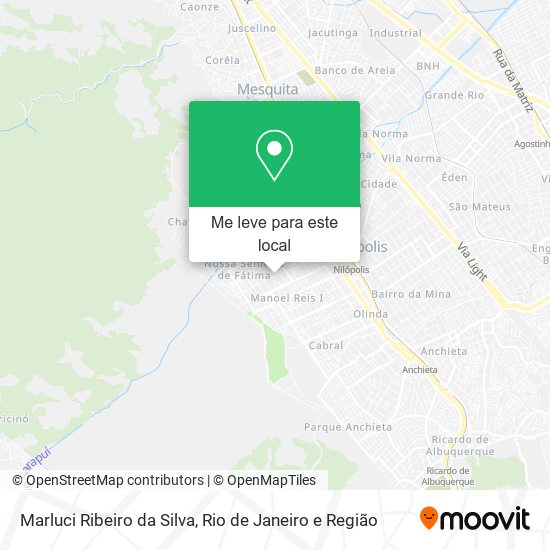 Marluci Ribeiro da Silva mapa