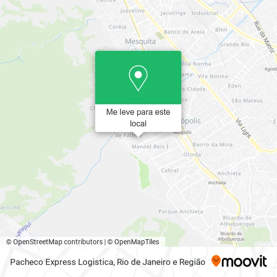 Pacheco Express Logistica mapa