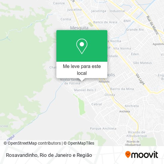 Rosavandinho mapa