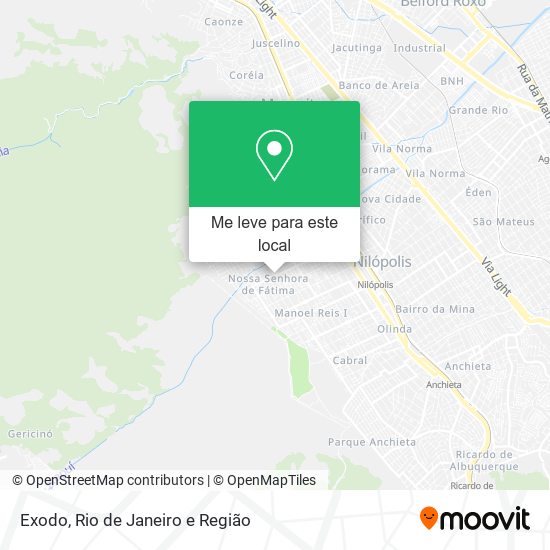 Exodo mapa