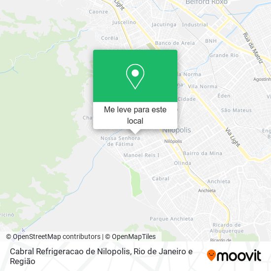 Cabral Refrigeracao de Nilopolis mapa