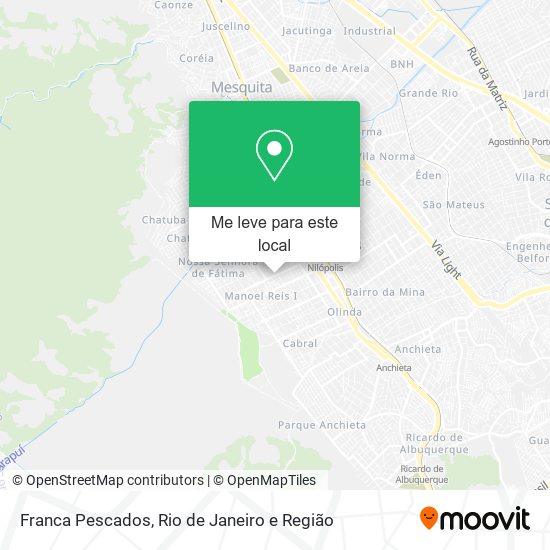 Franca Pescados mapa