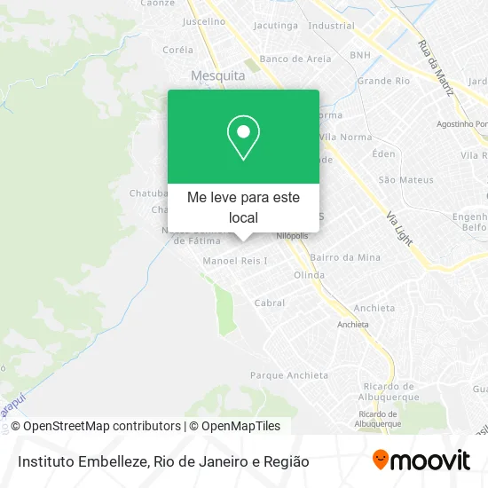 Instituto Embelleze mapa