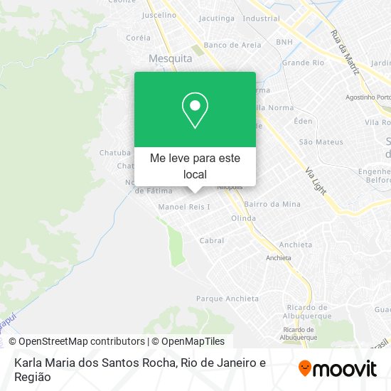 Karla Maria dos Santos Rocha mapa