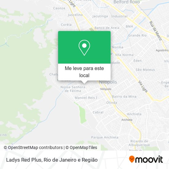 Ladys Red Plus mapa