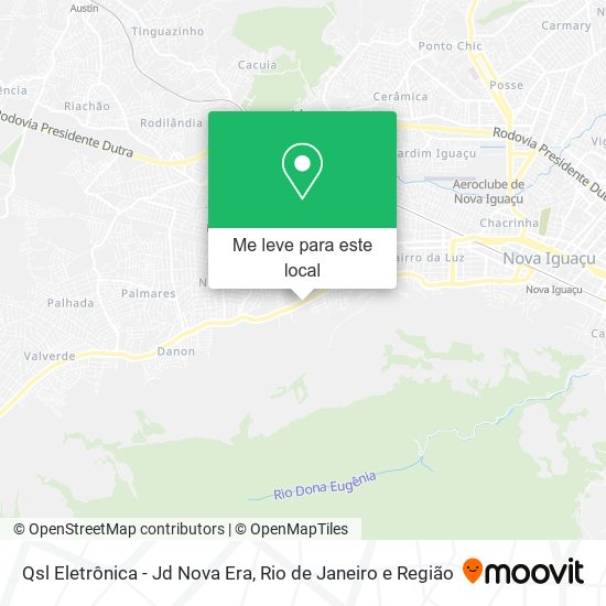 Qsl Eletrônica - Jd Nova Era mapa