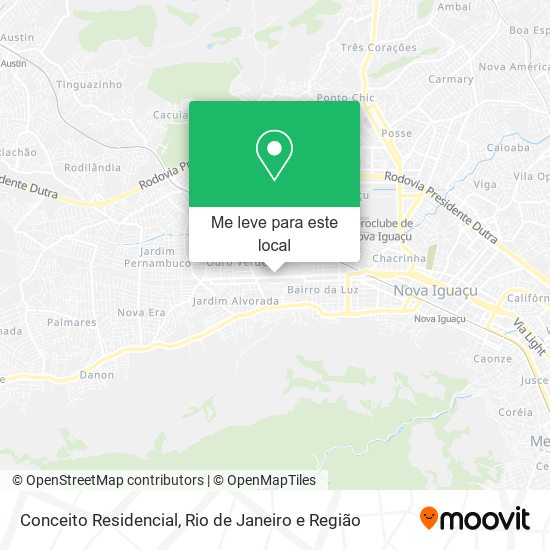 Conceito Residencial mapa