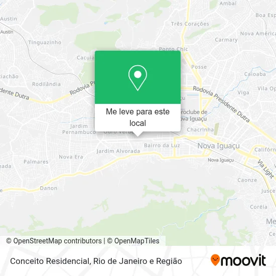 Conceito Residencial mapa