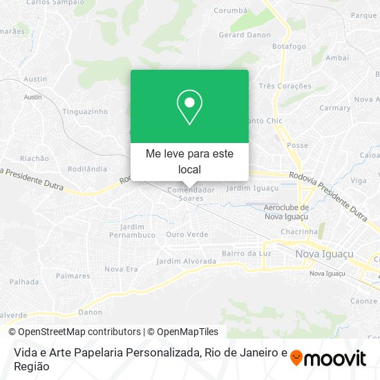 Vida e Arte Papelaria Personalizada mapa