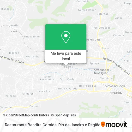 Restaurante Bendita Comida mapa