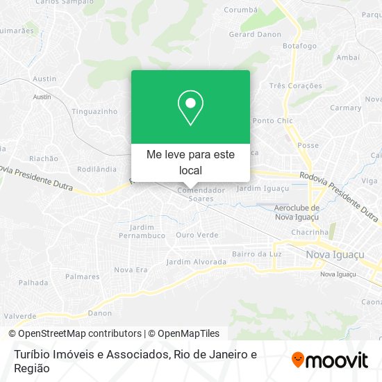 Turíbio Imóveis e Associados mapa