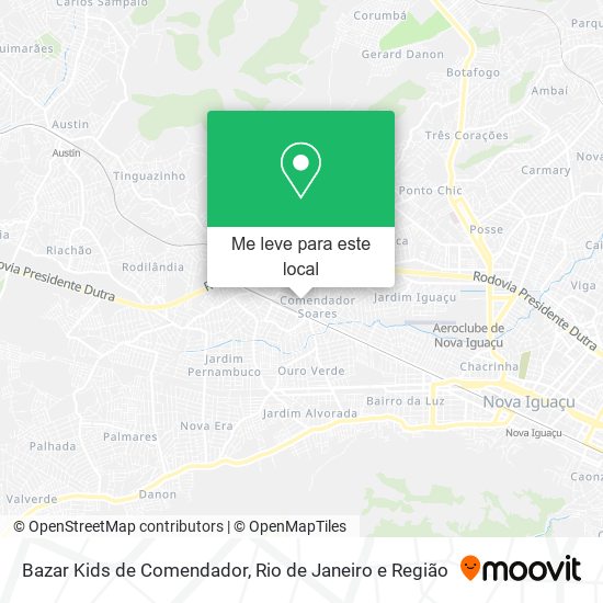 Bazar Kids de Comendador mapa