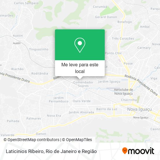 Laticinios Ribeiro mapa