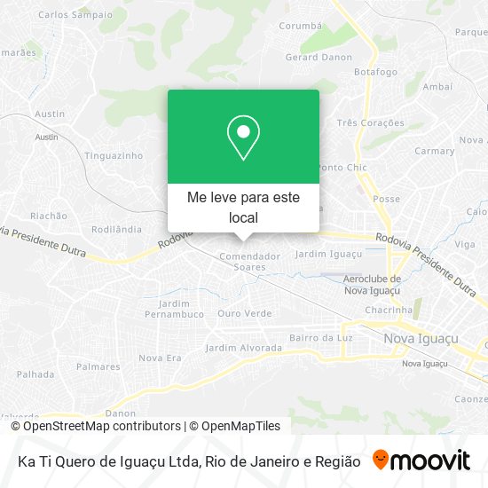 Ka Ti Quero de Iguaçu Ltda mapa