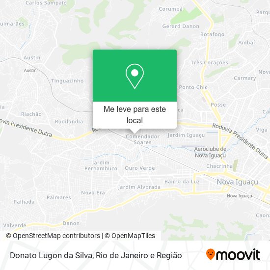 Donato Lugon da Silva mapa
